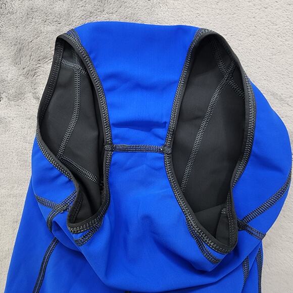 VA VERAMOR Swimsuit Womens M Gray Blue Zip Compression Wetsuit Reversible Surf - Picture 4 of 7